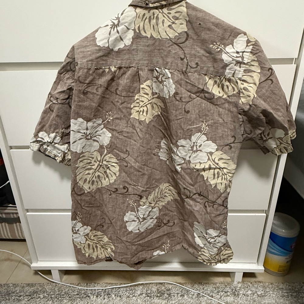 Floral Brown Men's Shirt